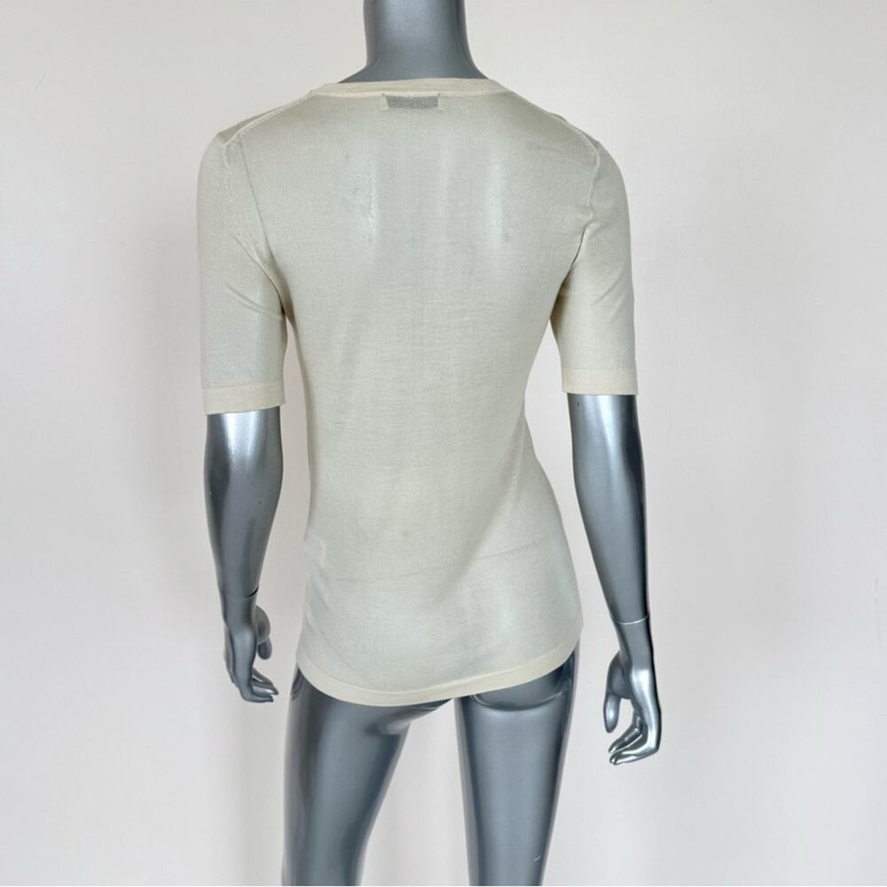 Gabriela Hearst women cashmere/silk beige top size S Retail 580$ - Picture 2 of 8